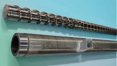 PVC、PE、PP、PA、PS等排气造粒机螺杆机筒