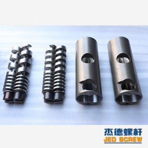 杰德 食品挤出机平行异向双螺杆机筒  工厂直销 十年老厂 技术精湛