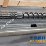 杰德 出口越南的单排气造粒机螺杆机筒 技术精湛 塑化优良-球速体育·(中国)官方网站，挤出机螺杆，注塑机螺杆，舟山螺杆，螺杆厂